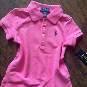 Ralph Lauren Kids Bright Pink Polo Shirt